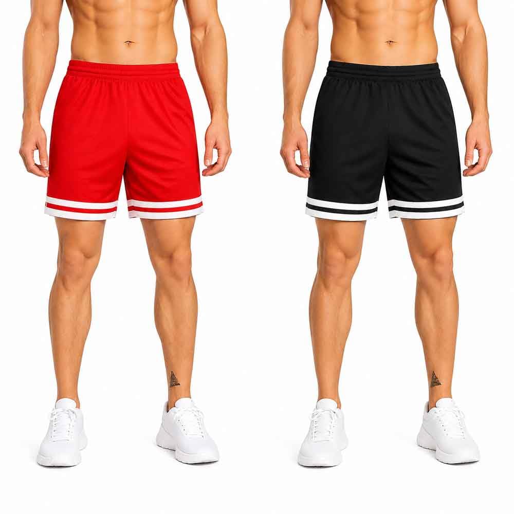 all for paws AFP Men's Peanut Fabric Fine Quality Underwear Striped Designed Kaccha Combo Pack (Red, Black) Free Size…-picture-32