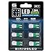 SiriusLED Super Bright 1W 360 Degree Projector LED Bulbs for Interior Car Lights Gauge Instrument Panel License Plate Dome Map Side Marker Courtesy T10 168 194 2825 W5W Green Pack of 6