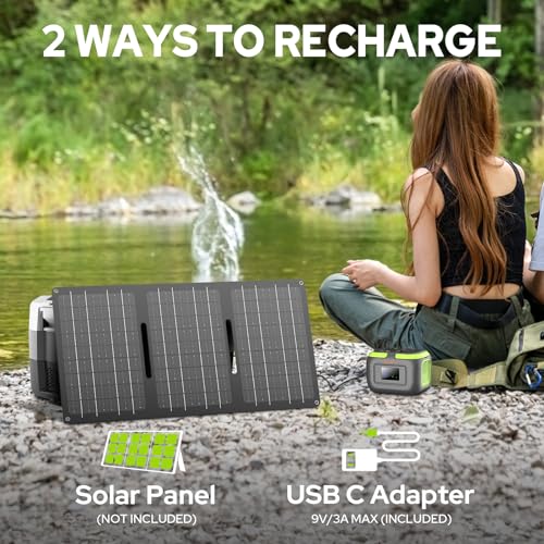 Portable Power Station 120W Portable Generator 97.6Wh, 110V Portable Power Pack with AC Outlet External Lithium Battery Pack with USB C Input for Camping Home Use VanLife Adventures - Image 5