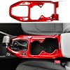Cubierta de Panel de Cambios YOUTOOCAR Compatible con Kia K4 2025-2026 Accesorios (Rojo) 6