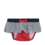 Steiff Baby-Mädchen Schwimmwindel, Blau (Black Iris 3032), 56 (Herstellergröße: 056)