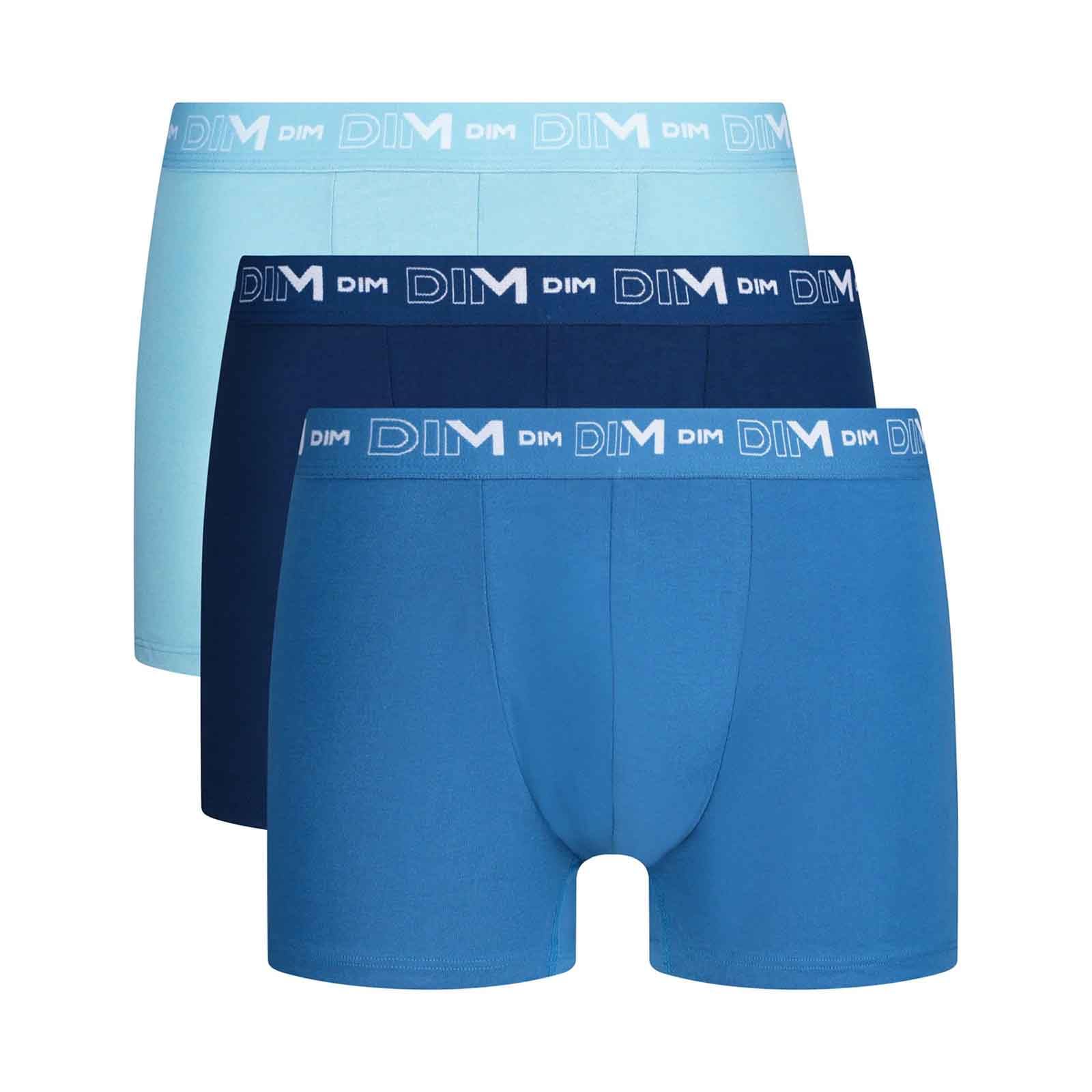 DIM Set of 3 Men's Boxers | Breathable Stretch Cotton | Optimal Fit | Label Free