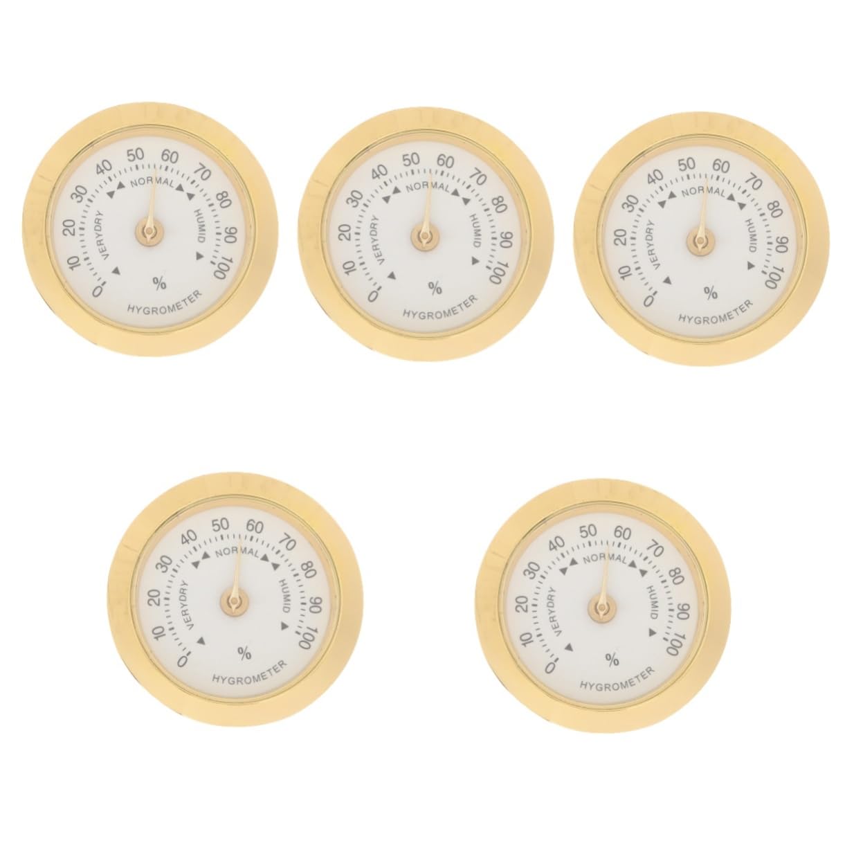 Uonlytech 5pcs Ukulele Hygrometer Omo Digital Hygrometer Humidity Temperature Meter Digital Humidity Gauge Piano Hygrometer Digital Temperature Gauge Guitar Gauge Portable Alloy Guitar Case