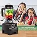 homgeek Batidora de Vaso, 2000w Licuadora Profesional, Batidora Smoothie con 4 Programas...