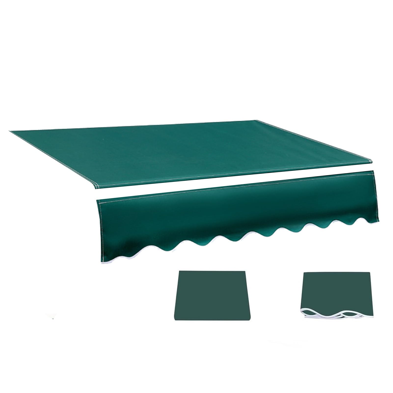 Toile de store imperméable haut de gamme verte 700 x 400 cm durable