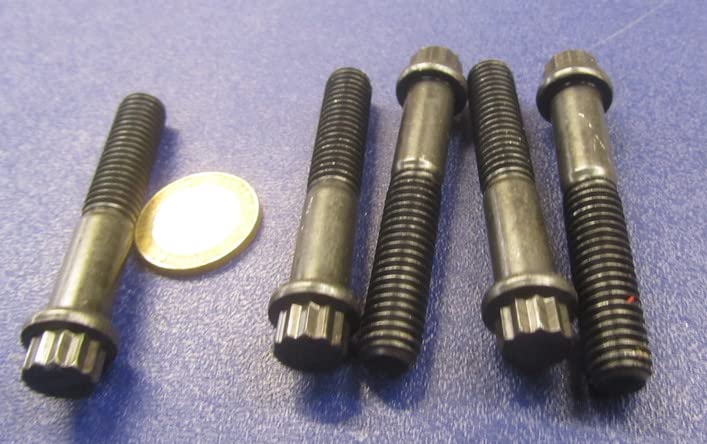 Alloy Steel 12 Point PT Bolts 3/8-16 x 2.25 Length 20 pcs