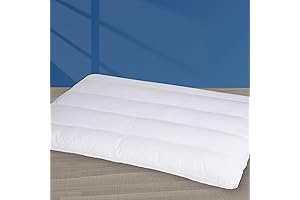 Ultra Flat Pillows for Sleeping Thin: 7D High Support, Ultra Thin Pillows for Stomach Sleepers