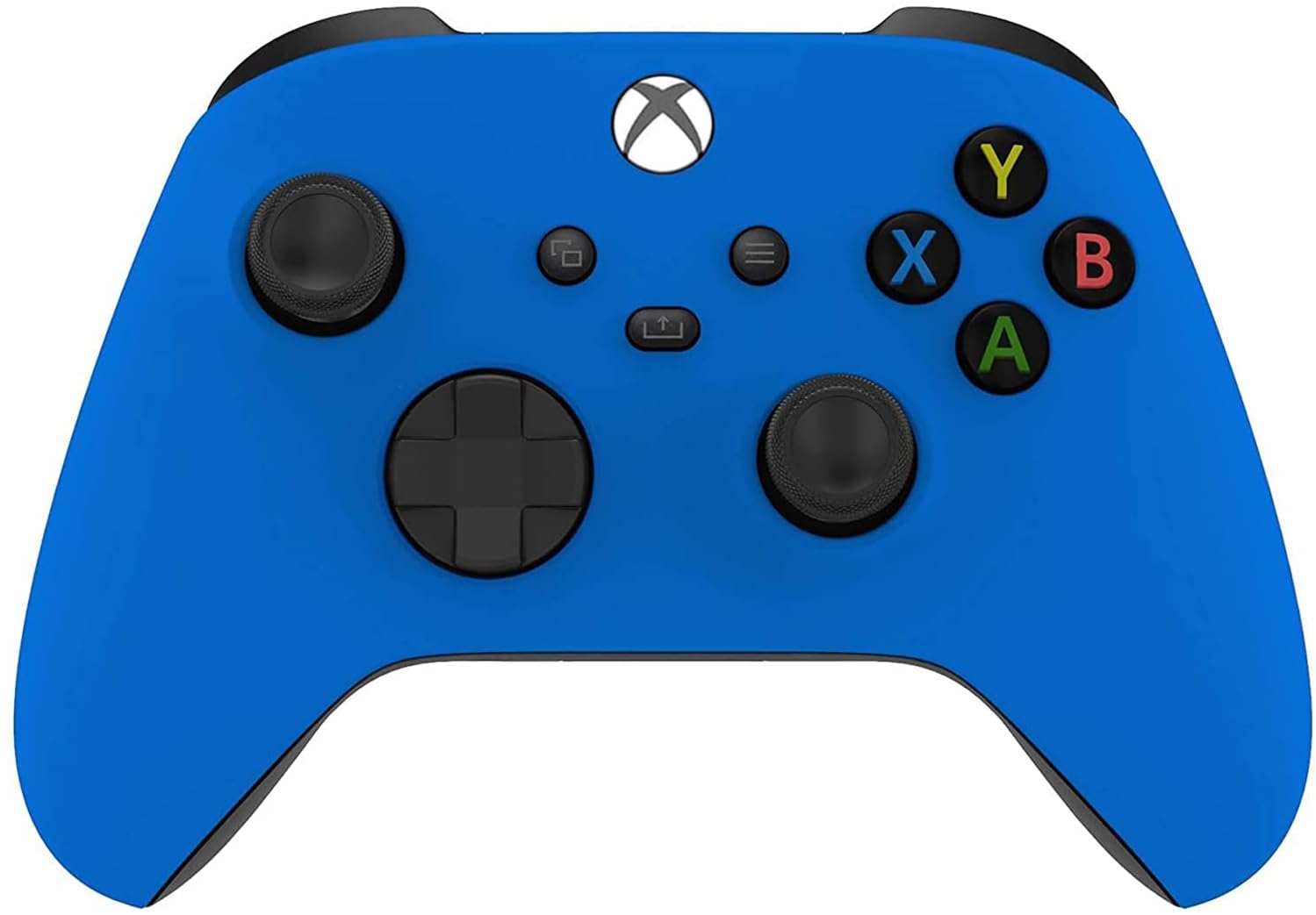 Custom Controllerzz Wireless Controller for Microsoft Xbox Series X/S &amp; Xbox One - Custom Soft Touch Feel - Custom Xbox Series X/S Controller (X/S Blue)