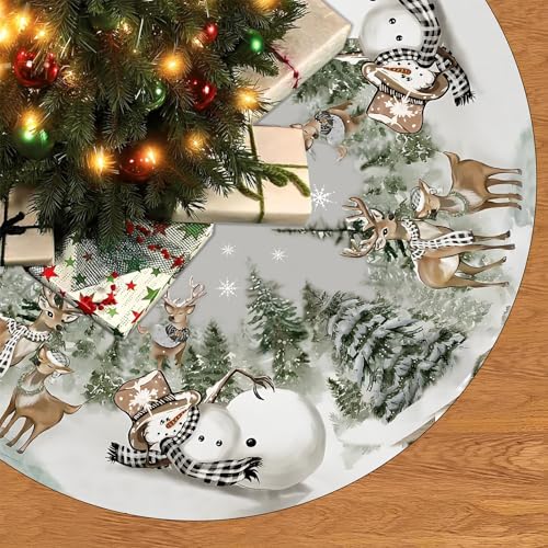 Weihnachtsbaum Decke 120cm Weihnachtsbaumdecke Rund Christbaumdecke...