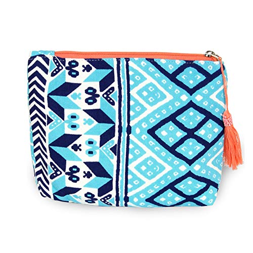 CCFW Cosmetic Pouch Bag Clutch Handbag Casual Purse Cosmetic Make-up Case Pouch Bag Clutch Handbag Casual Purse (Turquoise Multi)