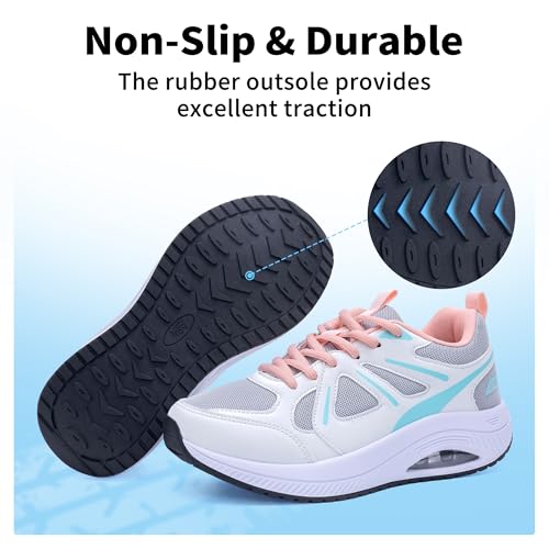 Image of AOV Women Arch Support Walking Shoes Orthotic Sneakers for Plantar Fasciitis Foot and Heel Pain Relief Tennis Shoes