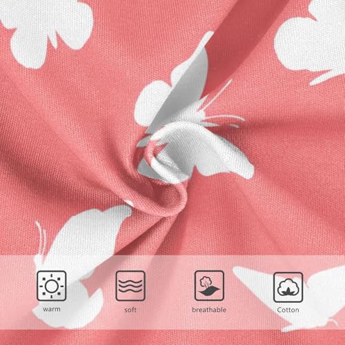 Girls Underwear Toddler 2t Cotton Little Girl Panties Designer Briefs Underpants White Butterfly Coral Pink3