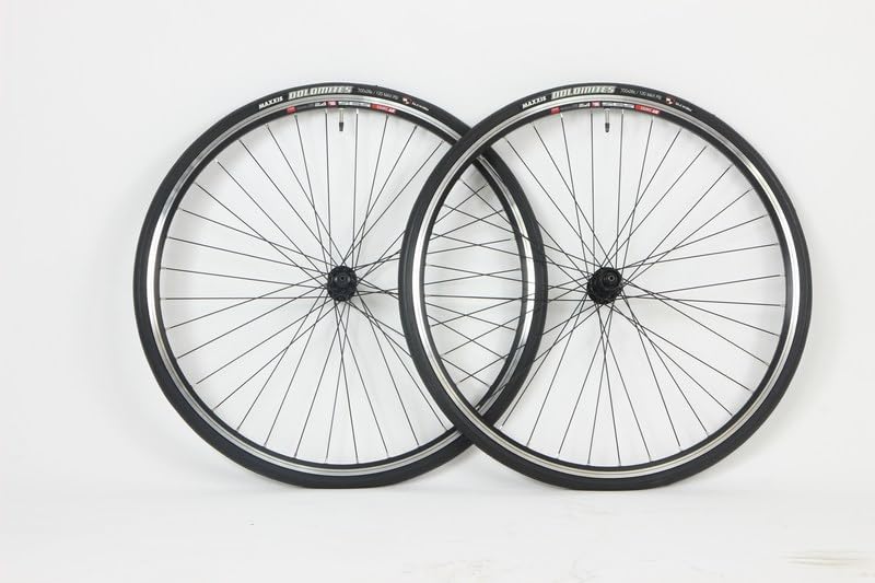 700c Road Bike Wheel Set for Rim Brakes DTS 535 Sora Hubs 130mm / 100mm 700 x 28c Dolomites Tires Tubes Package