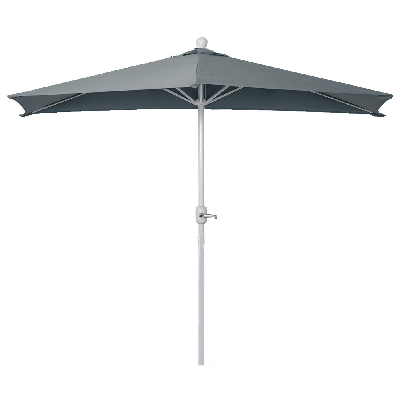 Mendler Aluminiowy półokrągły parasol, UV 50+.