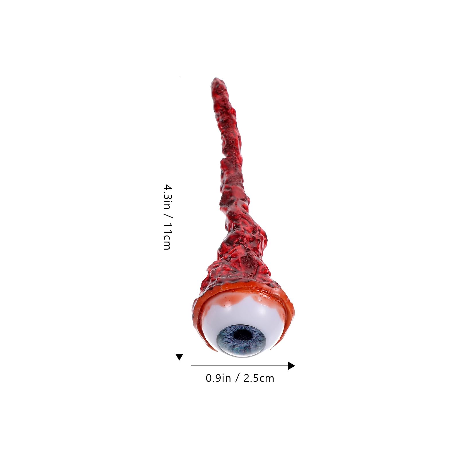 SAFIGLE Fake Bloody Eyeballs Halloween Decor 4Pcs Realistic Scary Eyeball Props Party Accessory Horror Toy for Home Office Haunted House - Image 2