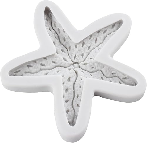 Miniatura 4 de Lingzhi Molde de silicona para fondant de estrella de mar para decoración de tartas, decoración de cupcakes, chocolate, azúcar, pasta de goma de