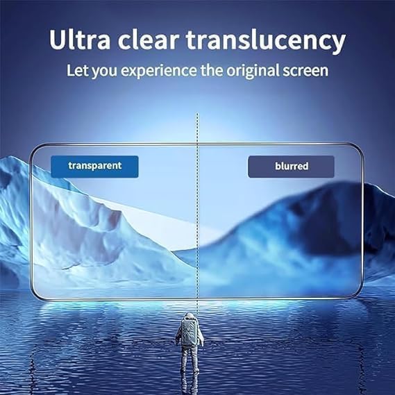 Image of [1+1 Tempered Glass for OnePlus Nord 5 5G with Camera Lens Protector Edges to Edge Screen Glass Protector 9H Hardness - (Pack of 2)