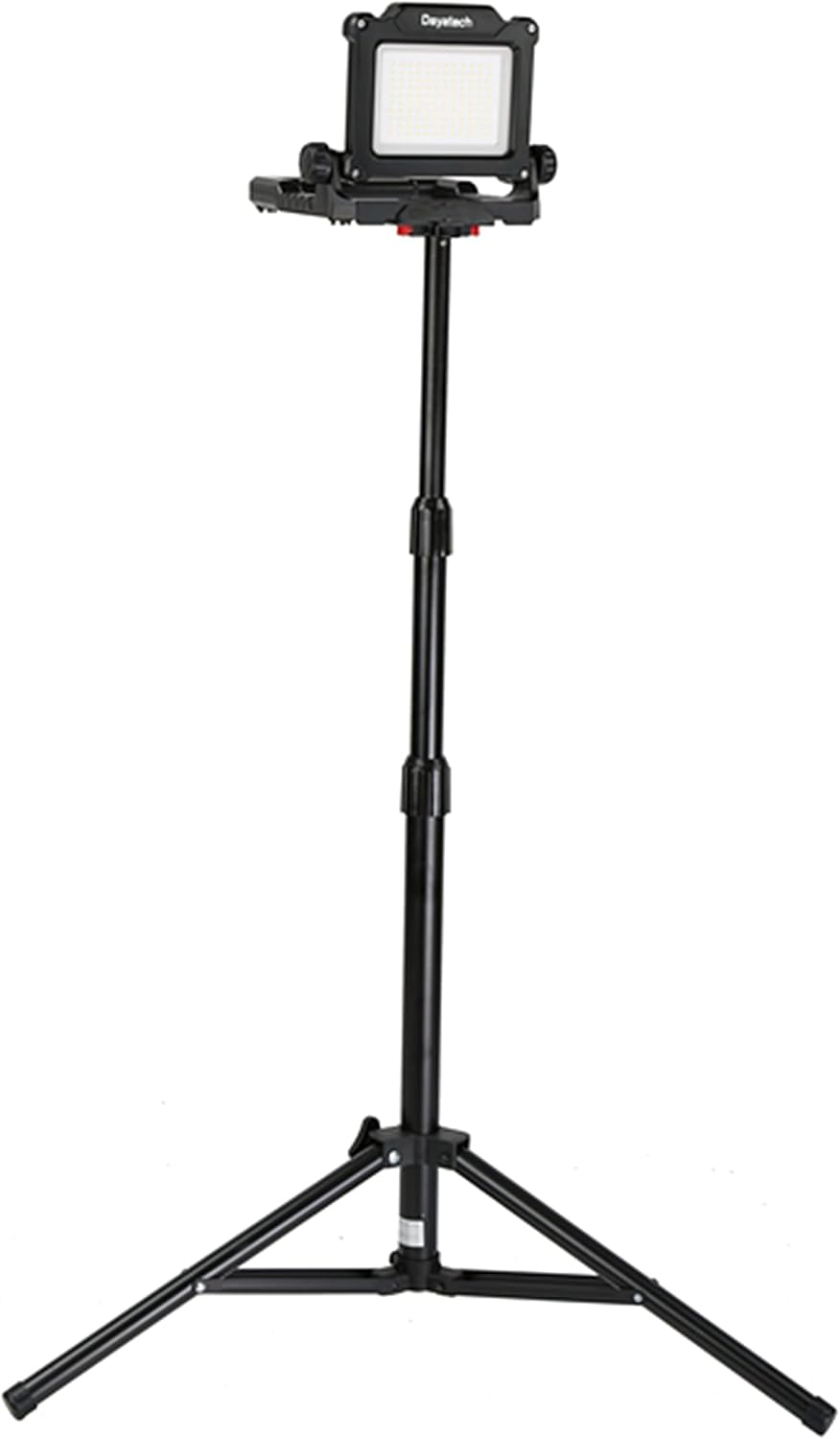 Cordless LED Work Light Compatible with Dewalt and Milwaukee 18-20V Battery Flicker Free, 4000 LM 25 W Brightness Adjustable, Magnetic Base with Tripod Stand (Battery Not Inclued)