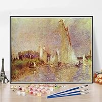 Amazon | DIY数字油絵ブローニュの森のスケーターたち1868年