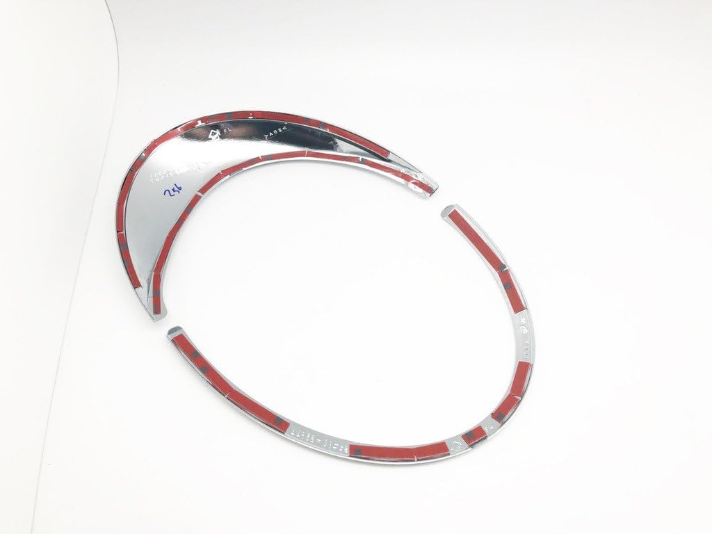 CarLab (2) Chrome Headlights Lamp Eye Lid Brows Eyelids Cover for 2006-2011 VW New Beetle