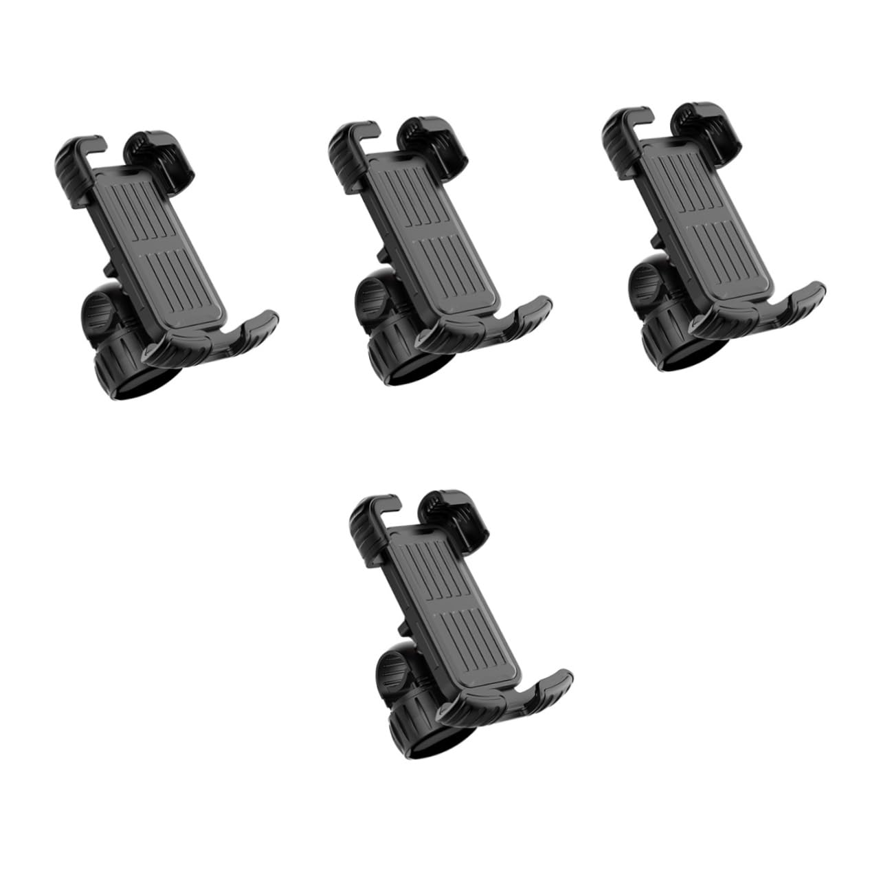 Artibetter 4pièces Support De Téléphone Antichoc Et Antidérapant pour Guidon De Vélo Et Scooter Fixation Universelle pour Smartphones