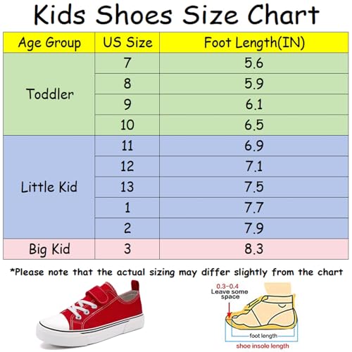 Zoroadke Toddler Boys and Girls Sneakers Low Top Adjustable Strap Canvas Shoes for Kids2