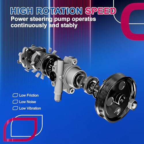 NTLTPYY Power Steering Pump 21-5456 with Pulley Fits for Honda Civic 1.8L 2006-2011 Power Assist Pump 56110-RNAA01 56110-RNAA02 by NTLTPYY - Used condition - Image 3