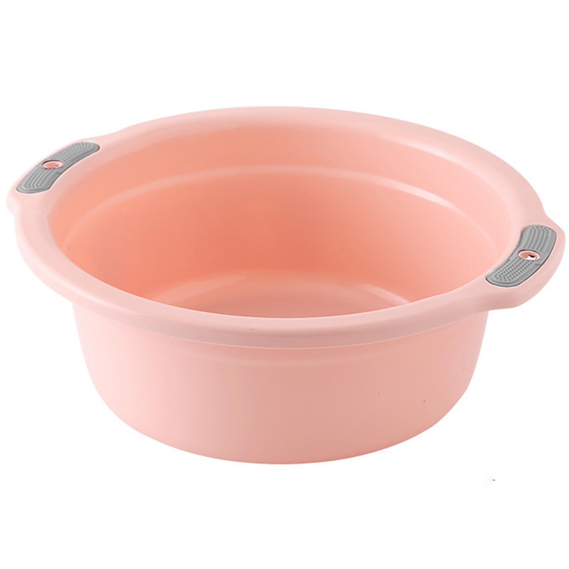 Bassin de lavage du bassin de lavage en plastique épaissi avec double poignées non glissées à glisser pour plats à pied baignoire empilable pour la maison ou les hébergements étudiants (grand)