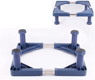 Adjustable Base Refrigerator Stand Dryer High Rack Washing Machine Base Length 20in-26in Fridge Freezer Washer Pedestals & Frames Holder for Filing Cabinet Dishwasher