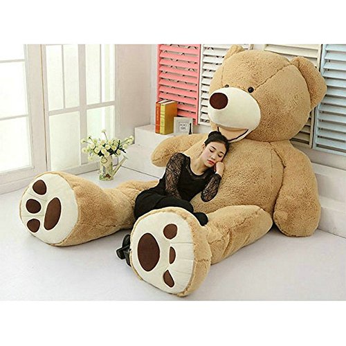 8.5 Feet Super Giant Bear Coat,Teddy Bear Outer Cover Animal Toy Huge Bear Shell (Beige, 2.6 M) #TOP1