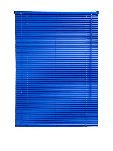 STOR PLANET | Persianas Venecianas de PVC Veneto, Cortinas con Lamas, Persianas de Interior para Ventanas y Puertas, Cortinas de Cocina, Baño, Domitorio… | Azul Cobalto, 60X130