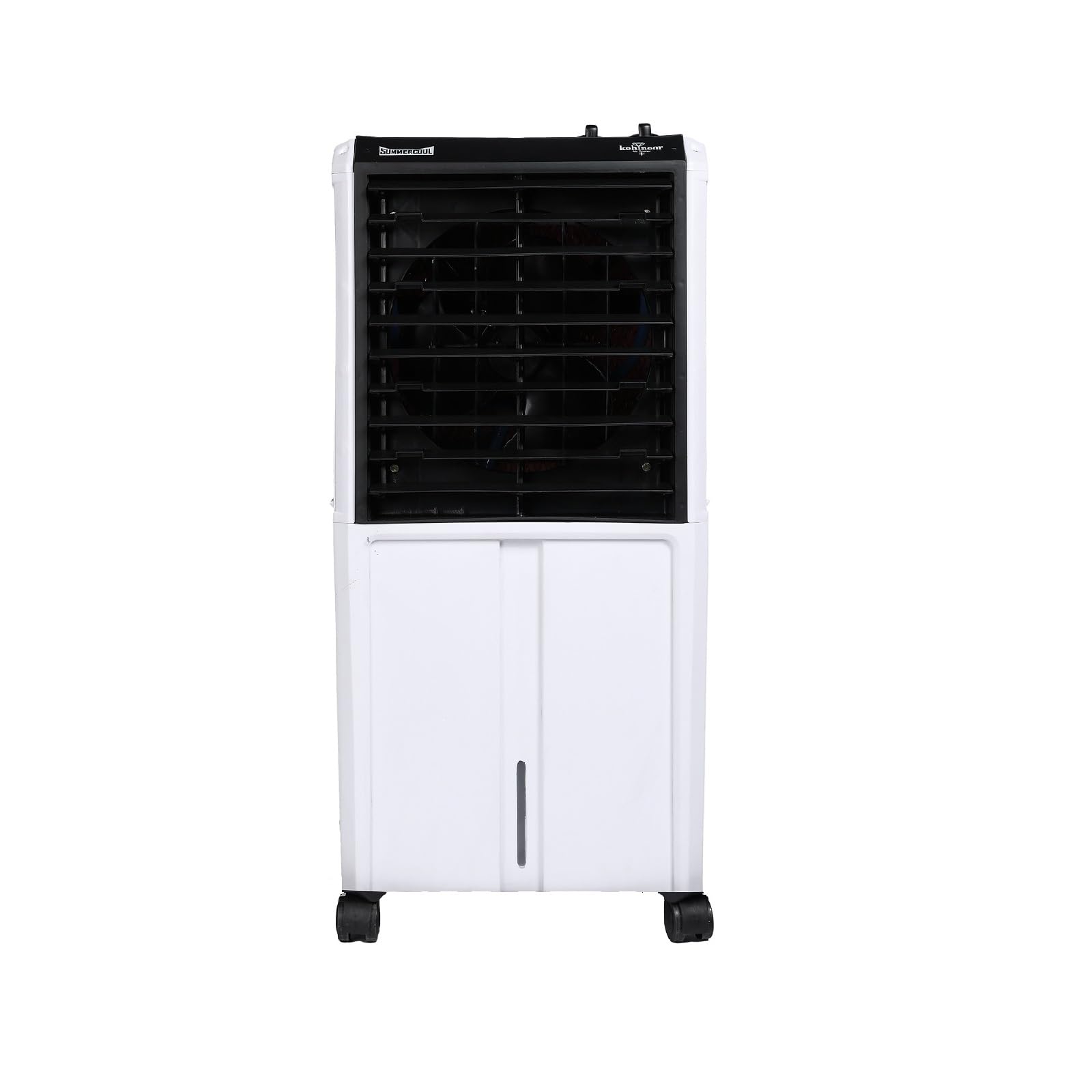 SUMMERCOOL Kohinoor 65L Desert air cooler with wheel for Room | High Speed Fan | 25ft powerful air throw | Inverter Compatible | HoneyComb| Collapsible Louvres | 1 year warranty| White-image-1