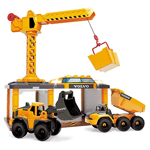 Dickie Toys Volvo Construction Station, Baustation, Spielstation, Baustelle