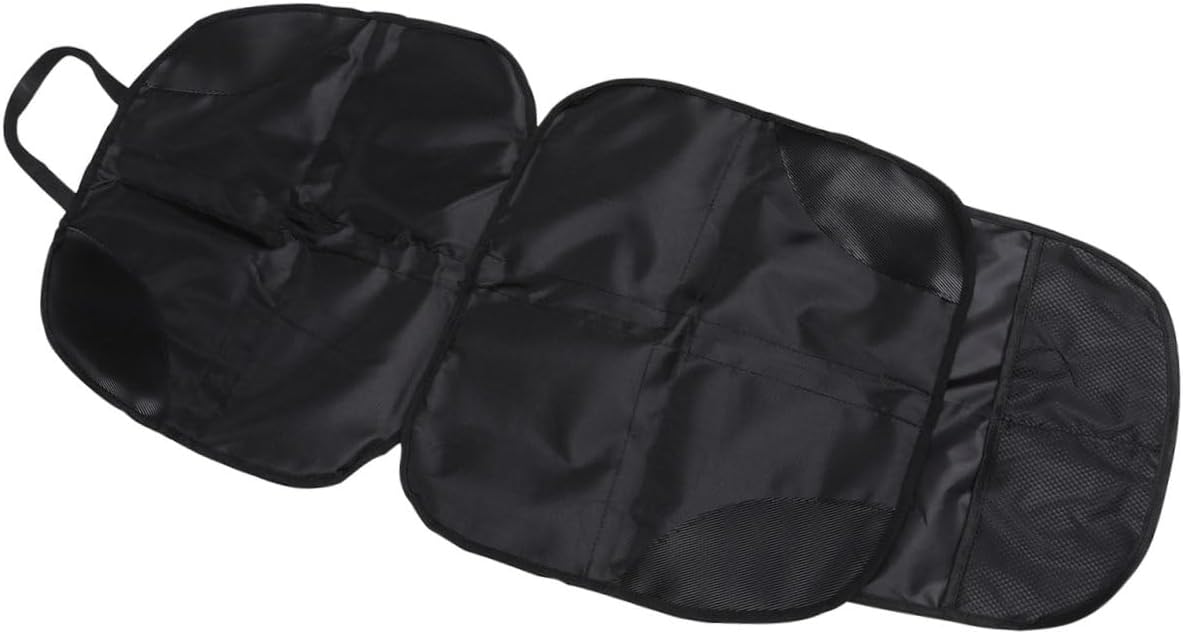 Toddmomy Car Seat Protector Mat Black, Vehicle Seat Protector Cover with Padding, Non-Slip Automotive Protective Pad for Boys, Backseat Kick and Spill Protection for Travel