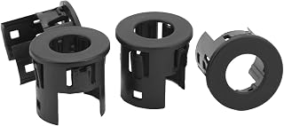 Acouto Accesorios para Detectores de Biseles de Sensores, Soporte de Ayuda para Carcasa de Sensor de Estacionamiento Delantero Trasero para 1500 2014-2018 1500 Classic 2019 con Material ABS a Prueba