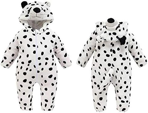 FUNMOON Garçon Bébé Pyjama Animal Enfant Hiver Chaud Déguisements Noël Fêtê - Jaune Jaune - Prêt-à-Porter