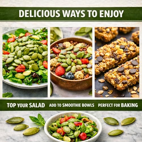 Image of Dry Goods Co Premium Pumpkin Seeds 200g | Raw & Natural Pepitas | High Protein Healthy Snack | Rich in Magnesium & Fiber | Superfood Seeds | No Additives | Lab Tested