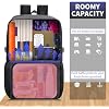 BERTASCHE Lunch Backpack, Work Backpack with Insulated Cooler Lunch Box 17.3 inch Laptop Backpack for Men Women, TSA Large Daypack for Commuter College Travel Picnic