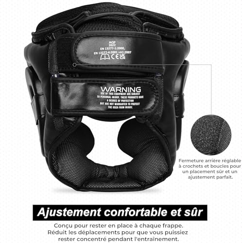 Casque boxe AQF : évitez les blessures au visage au kickboxing