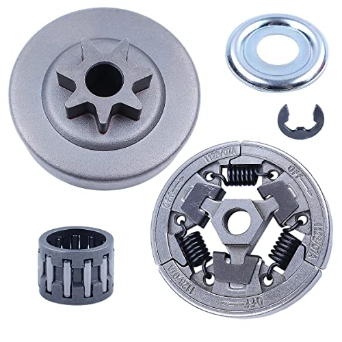 TASYAI Kettensäge 3/8"-7T Spur Kupplung Trommel Kettenrad Lagersatz for Stihl MS391 MS311 Ersatzteile mit Nadellager Kupplungsteile – Bild 3