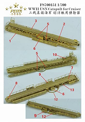 Catapulte US Navy WWII 1/700 Five Star FS700151 pour maquette de croiseur