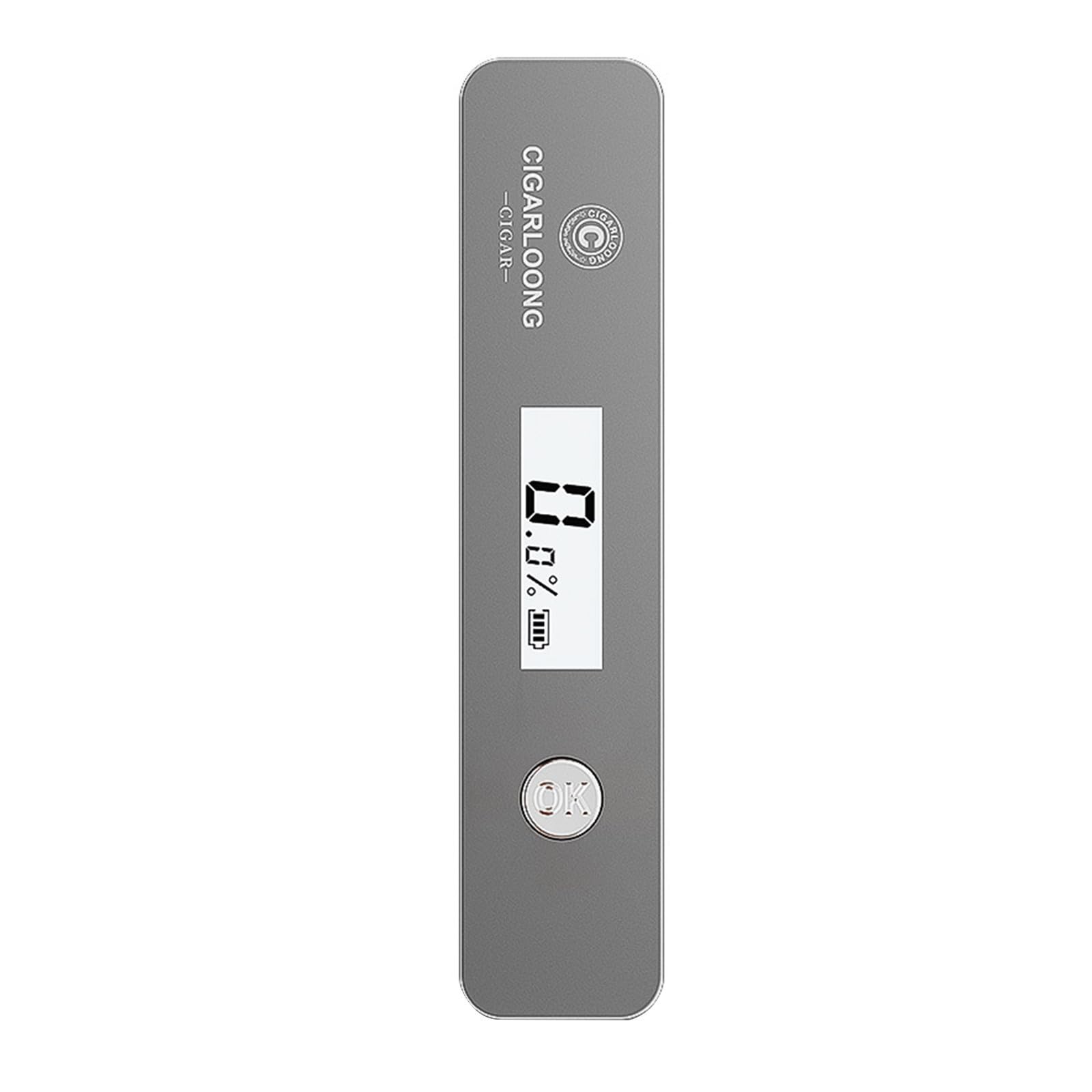 Angoily Higrómetro Digital para Cigarros Sonda Metálica y Doble Modo