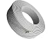Round Phone Cable 300ft White Roll (100 M - 328 ft) 4X1/0.4 Reel Telephone Cord