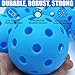 Magicorange Pickleball Balls, 40 Holes Outdoor Pickleballs, High Elasticity & Durable Pickle Balls for All Style Pickleball Paddles (Blue, 6 Pack)