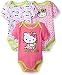 Hello Kitty Baby Girls' Value Pack Bodysuits