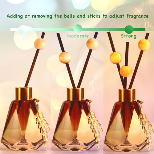 Set de 4 Difusores de Vidrio Meinvcisi 60ML miniatura 4