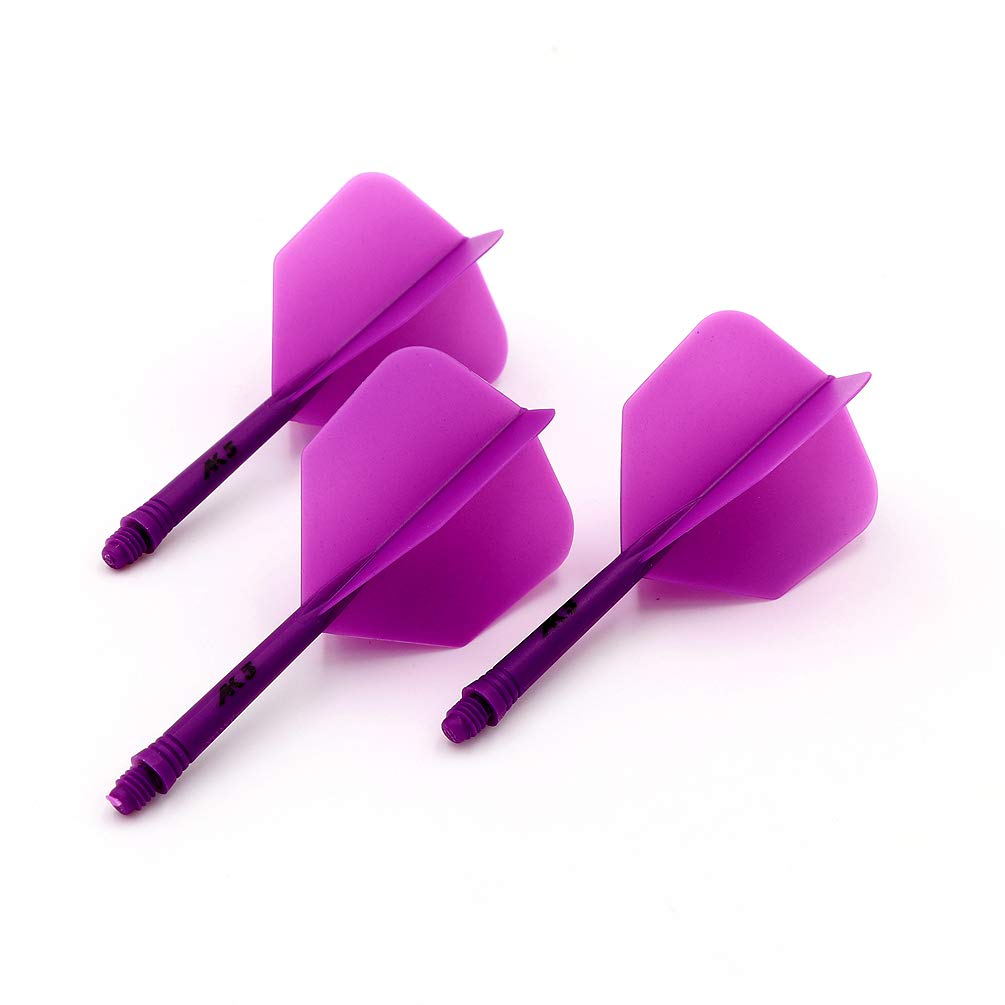 CUESOUL ROST Integrated Dart Shaft and Flights,big wing shape,Set of 3, All Purple, CSAK-54YS - Image 6