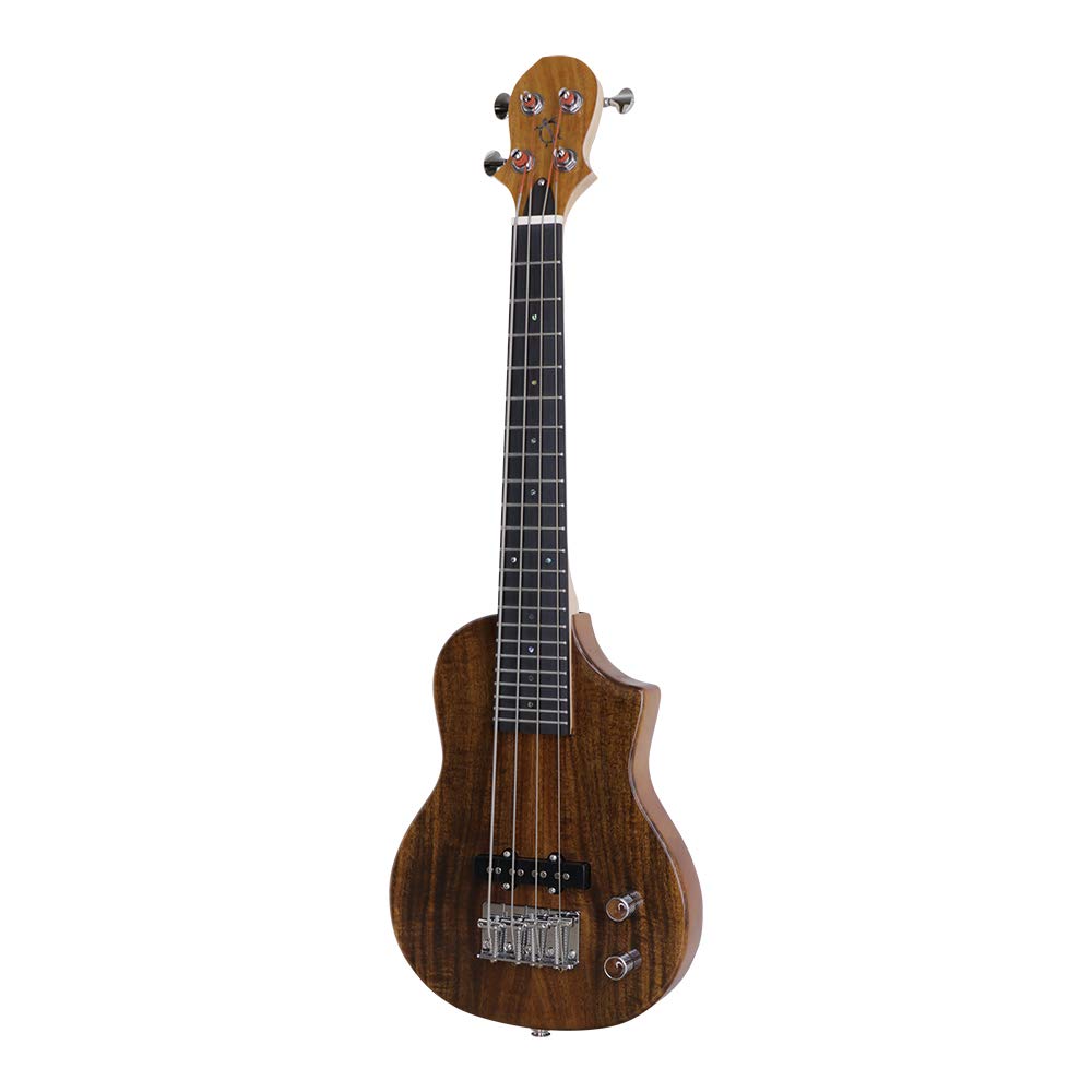 Aiersi Electric Bass Ukulele スルーネック
