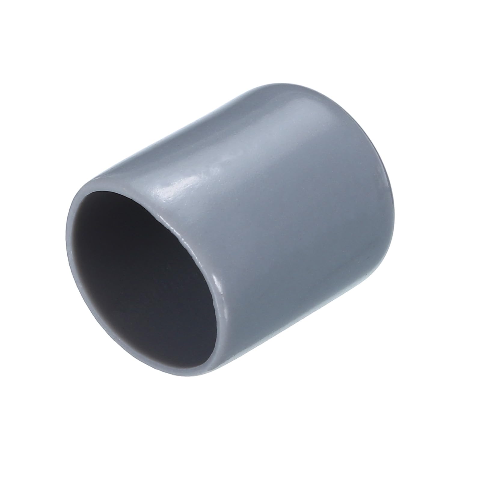 uxcell 20pcs Rubber End Caps 16mm(5/8") ID Vinyl PVC Round Tube Bolt Cap Cover Screw Thread Protectors Grey