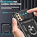 LeYi for Samsung A13 Phone Case with Camera Cover Slider, (2 Pack HD Screen Protector) 360° Full Body Protective Shockproof Heavy Duty Cover with Ring Stand for Galaxy A13 4G Black